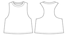 Load image into Gallery viewer, beautiful girl you were made to do hard things Rose Crop Tank - Be Kind 2 Me